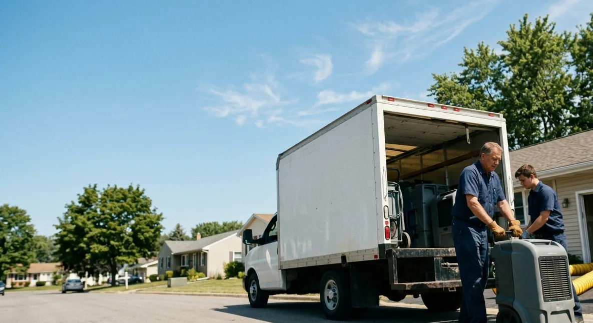 Water Damage Cleanup in Strattanville, PA near me